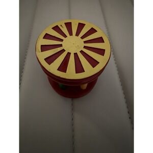 Wooden Toy by Brio Wood Made in Sweden Rattle with Bell VTG 2.5"